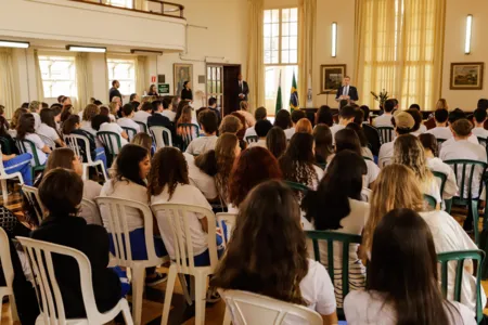 O tema era “Como fazer a diferença para si próprio, para o Brasil e para o mundo”