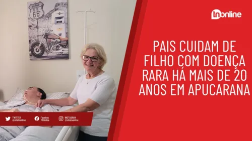 Pais cuidam de filho com doença rara há mais de 20 anos em Apucarana