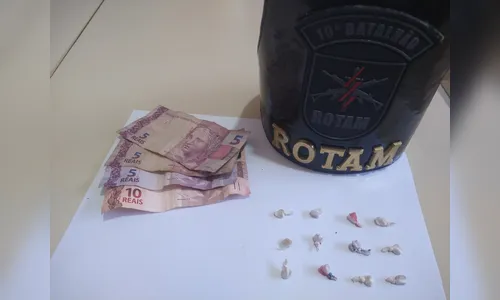 Com 12 pedras de crack dentro da boca, homem é preso em Apucarana