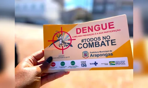 Saúde de Arapongas confirma mais de 3,3 mil casos de dengue