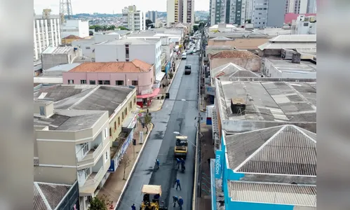 Recape da Rua Ponta Grossa deve ter 1ª etapa finalizada nesta terça