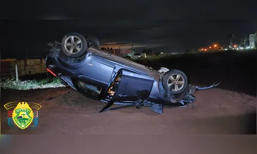 Jovem de 22 anos de Apucarana morre após carro capotar em Sabáudia