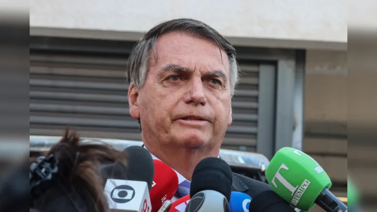 O ex-presidente Jair Bolsonaro