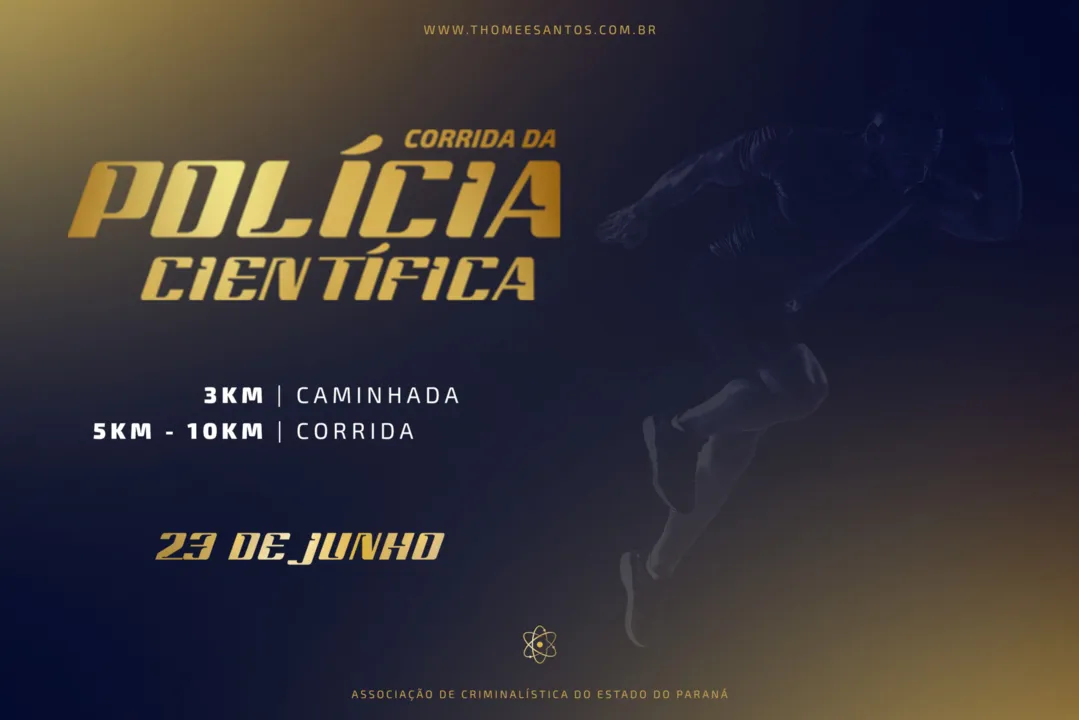 A corrida está prevista para o dia 23 de junho em Curitiba