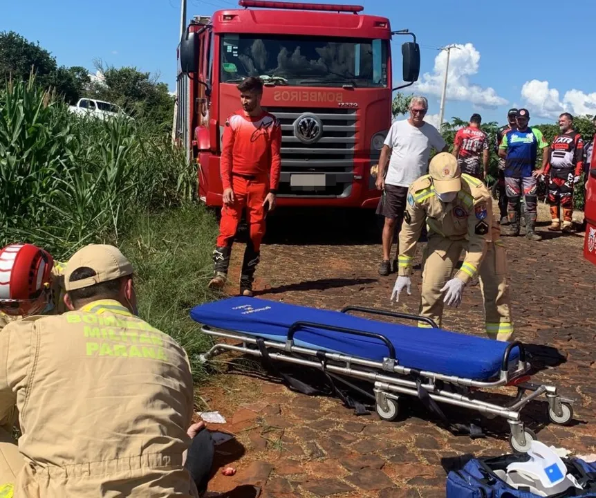 Acidente aconteceu no Distrito de Jacutinga