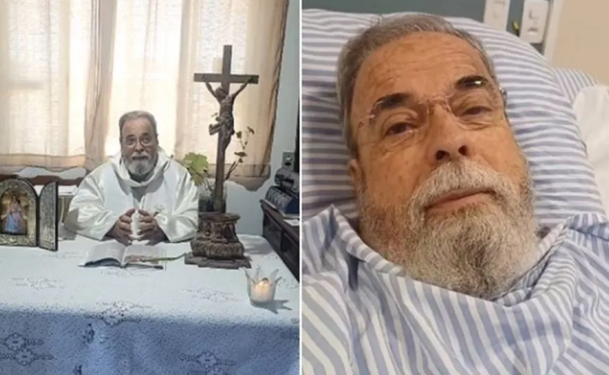 Após mais uma cirurgia, padre Antônio Maria celebra missa em sua casa