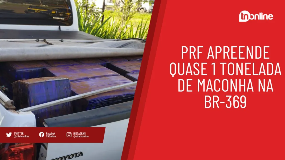 Após perseguição intensa pela BR-369, PRF apreende droga em Cambé