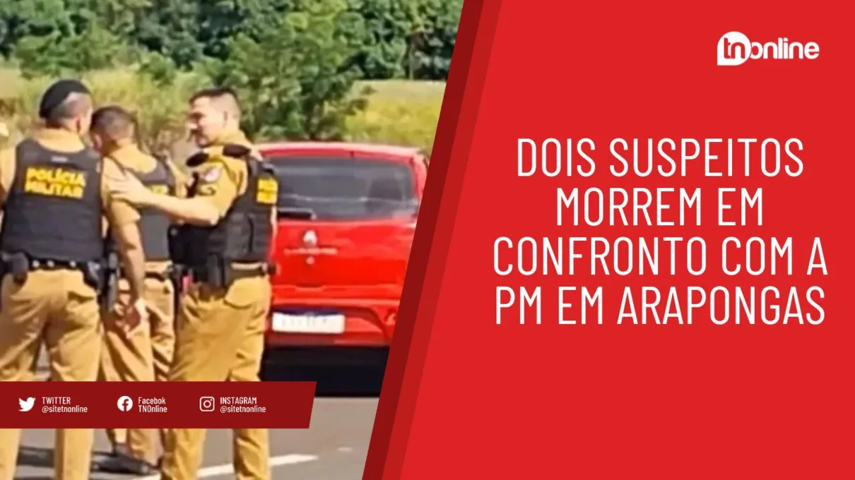 Dois suspeitos morrem em confronto com a PM em Arapongas