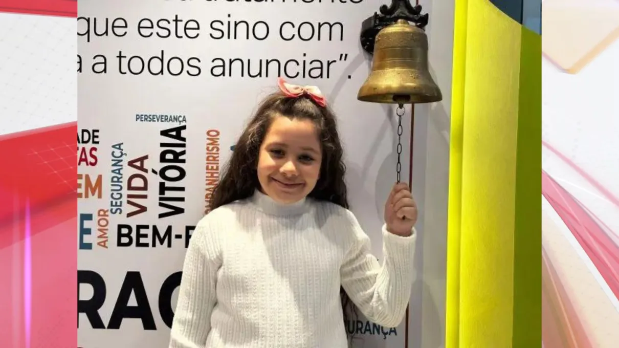 Milena Dias Siqueira, de oito anos