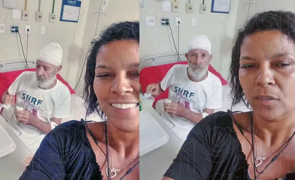 Mulher fez selfie com idoso dias antes de levá-lo ao banco