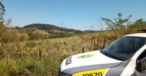 O veículo foi encontrado na estrada do Bem-te-vi