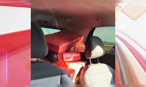 PRF recupera carro roubado e apreende 404 kg de maconha em Arapongas