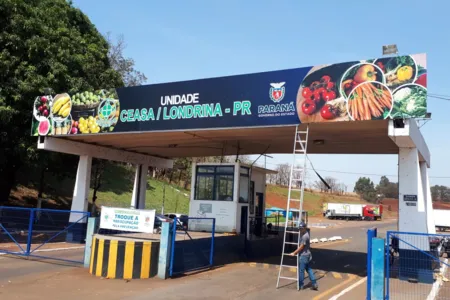 A Ceasa Londrina situada na Avenida Brasília, 10.000, no bairro Lindóia