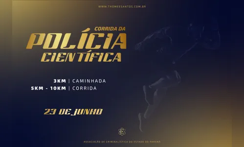 Estão abertas as inscrições para Corrida de Rua da Polícia Científica