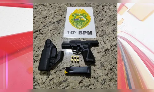 PM apreende arma após denúncia de perturbação de sossego em Apucarana