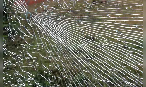 Mulher invade quintal e quebra janela de casa durante madrugada