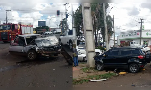 Grave colisão entre dois carros deixa feridos na BR-369 em Arapongas