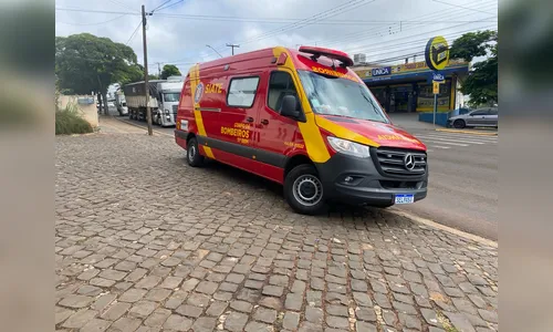 Idoso de 65 anos fica ferido após sofrer queda de moto em Apucarana