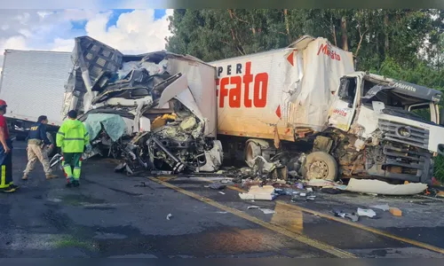 Morre segunda vítima de acidente entre caminhões na Serra do Cadeado