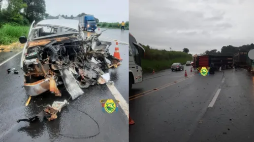 Acidente aconteceu por volta das 13h deste domingo (14)