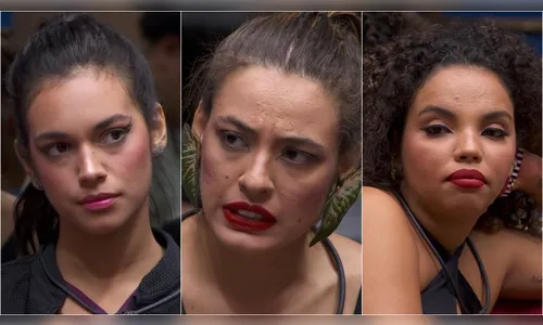 Alane, Beatriz e Pitel disputam o décimo sexto paredão