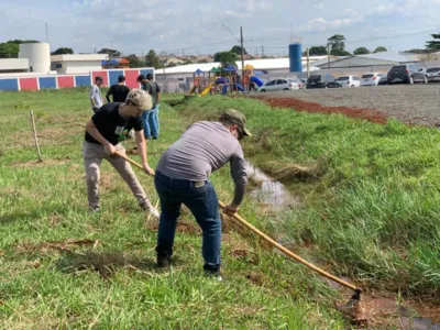 Atividade ocorreu na área da Horta Solidária do Núcleo Dom Romeu Alberti