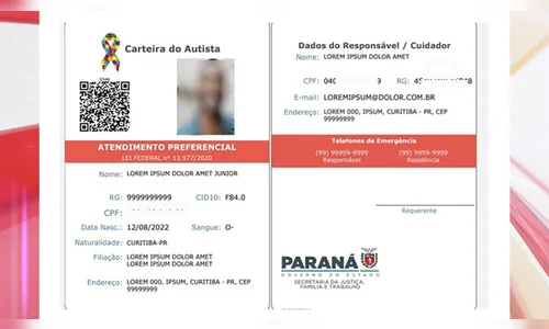 Governo do PR promove mutirão para emissão da Carteirinha do Autista