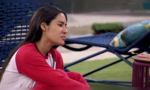 BBB24: Isabelle confessa preocupação após pular na piscina de topless