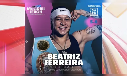 Bia Ferreira derrota argentina e é campeã mundial no boxe profissional