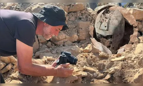 Capacete de guerra que aconteceu antes de Cristo é achado na Croácia