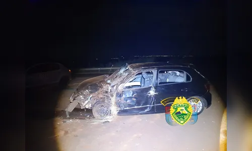 Homem de 31 anos morre a caminho do hospital após capotamento no PR