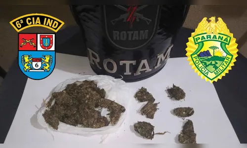 Suspeito de tráfico é preso com maconha no Jardim Alvorada em Ivaiporã
