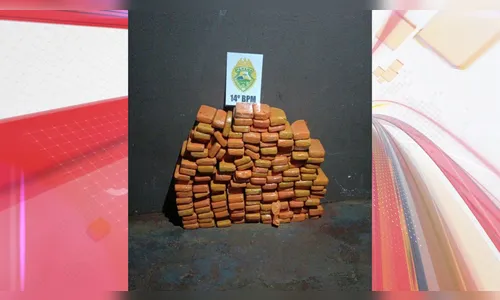 PM apreende 90 Kg de maconha e prende homem em Foz do Iguaçu