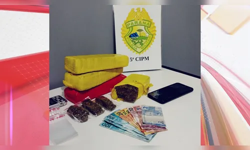 PM prende jovem em flagrante por tráfico de drogas em Cianorte