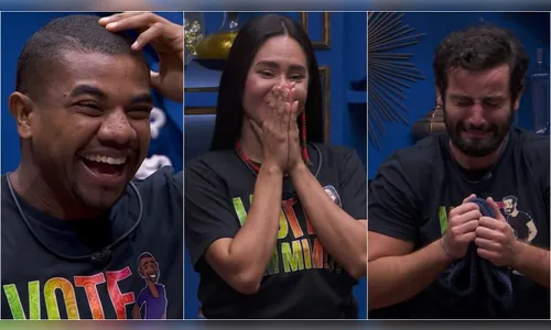 Ao vivo, finalistas se emocionam ao receber recado dos familiares