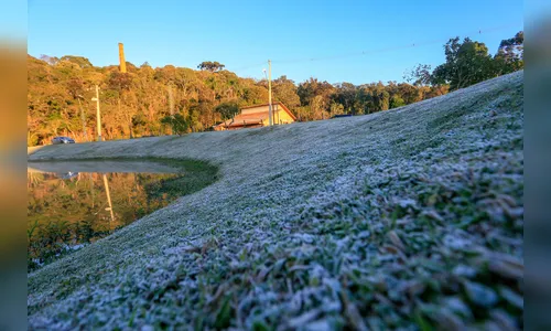Massa de ar polar promete temperaturas negativas e até 