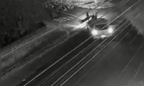 Câmera flagra grave acidente que deixou casal ferido em Apucarana