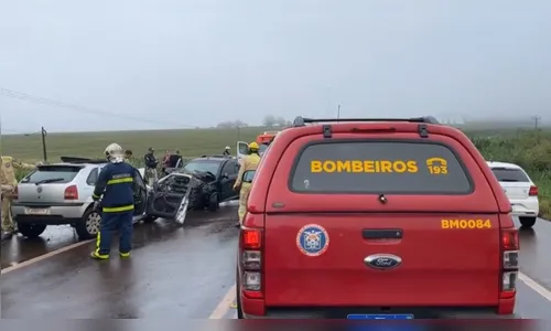 Grave colisão deixa três pessoas feridas na BR-369