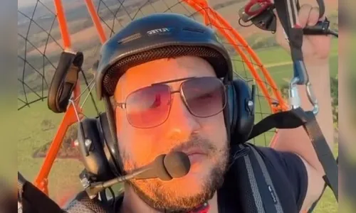 Homem morre ao cair de paramotor; esposa grávida presenciou acidente