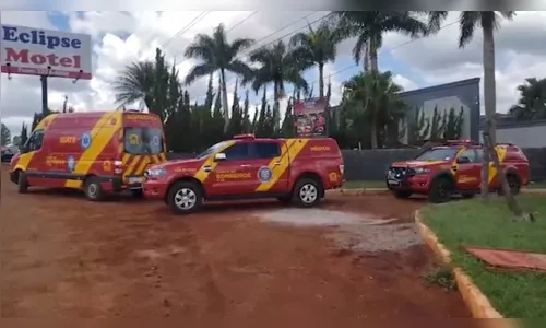Homem é socorrido em motel na BR-277 com hemorragia em estado grave