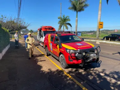 Vítima foi socorrida pelo Samu e Bombeiros com reação alérgica