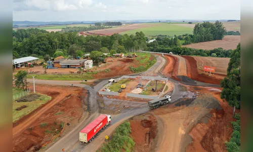 Viaduto de Tamarana marca avanço na duplicação da PR-445