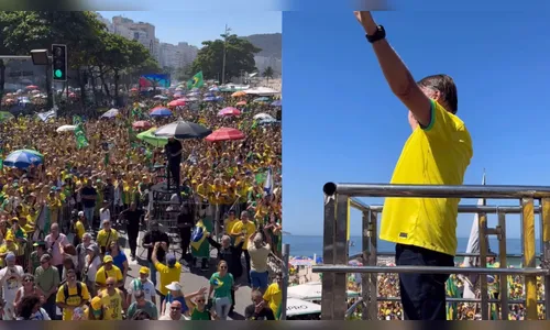 Apoiadores de Bolsonaro xingam petistas durante manifestação no Rio