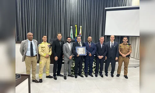 Empreiteiro Luiz Costa recebe título de cidadão honorário de Apucarana