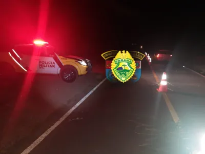 Mulher foi atropelada na altura do km 38 da rodovia