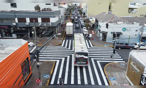 Senatran diz que novas faixas de pedestre em Apucarana são irregulares