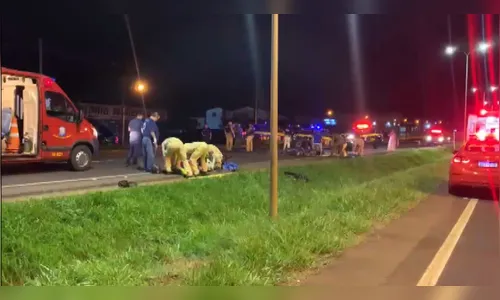 Policial é atropelado por motociclista bêbado durante atendimento