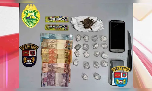 Menor é apreendido após assumir posse de drogas em Borrazópolis