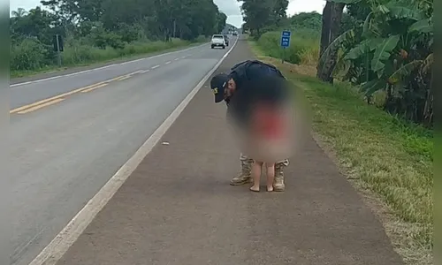Criança de 4 anos é localizada sozinha às margens de rodovia