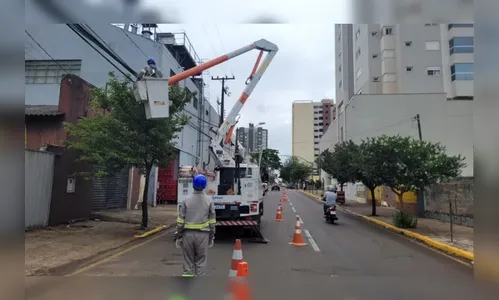 Copel já retirou 2 toneladas de fios soltos em postes de Apucarana